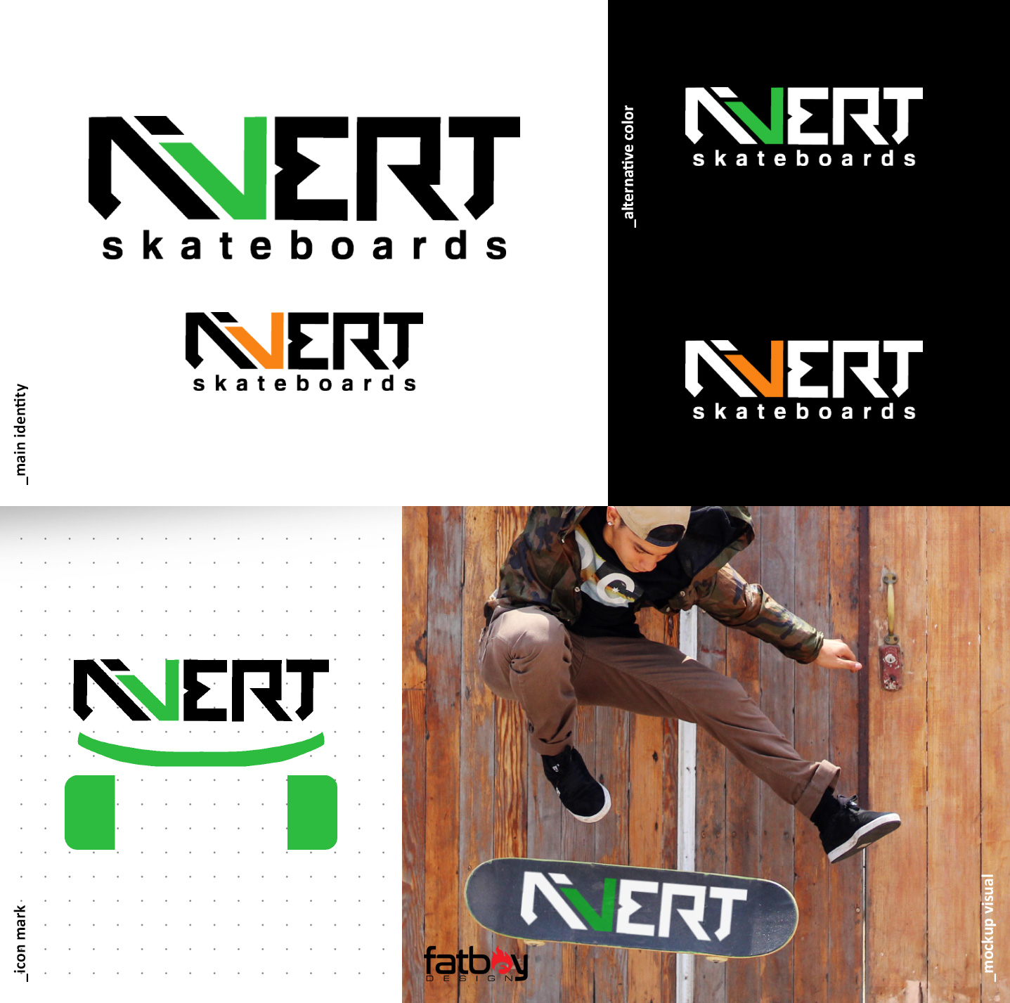 Logo-Design von Fatboy Graphic für nVert Sports | Design #22538715