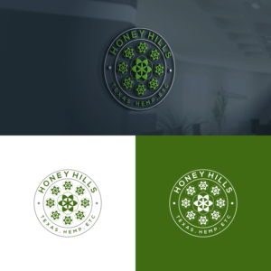 Key words:  Honey Hills, Established 2019 or Est. 2019, Hemp | Logo Design by tejo