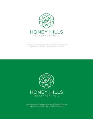 Key words:  Honey Hills, Established 2019 or Est. 2019, Hemp | Logo Design by luthfanajah 2