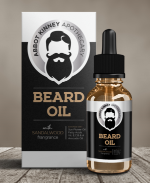Packaging design for HOT NEW RETAIL BEARD OIL BRAND - Abbot Kinney Apothecary | Diseño de Empaque por wiesnu.adji