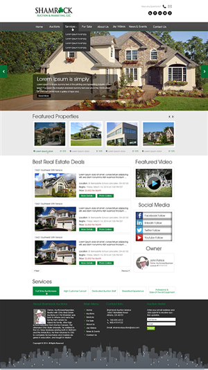 Wordpress Design by xupersoft for AuctionServices.com, Inc. | Design: #2980517