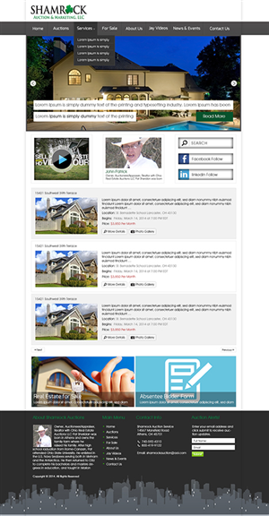 Wordpress Design by xupersoft for AuctionServices.com, Inc. | Design: #2981918
