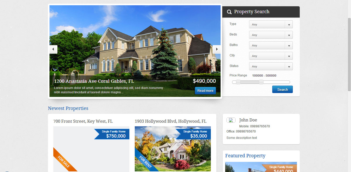 Wordpress Design by MyTsys for AuctionServices.com, Inc. | Design #3002571