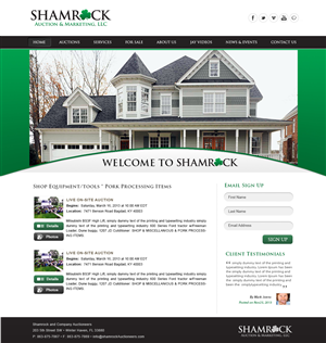 Wordpress Design by webxvision for AuctionServices.com, Inc. | Design: #2985973