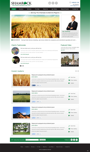 Wordpress Design by pb for AuctionServices.com, Inc. | Design: #2978662