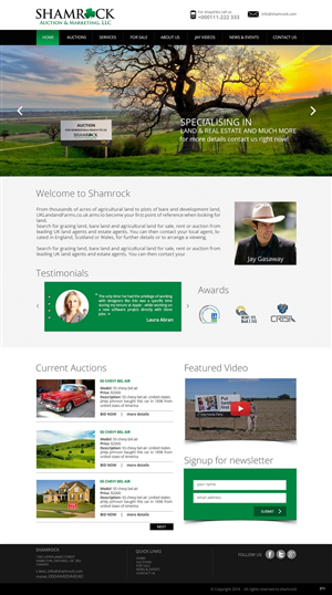 Wordpress Design by pb for AuctionServices.com, Inc. | Design: #2978677