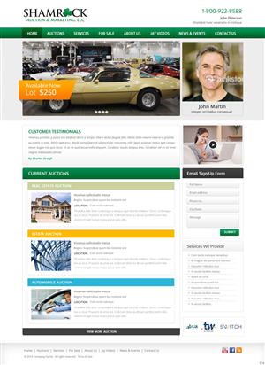 Wordpress Design by pb for AuctionServices.com, Inc. | Design: #2978682