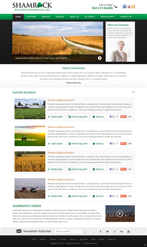 Wordpress Design by pb for AuctionServices.com, Inc. | Design: #2978683