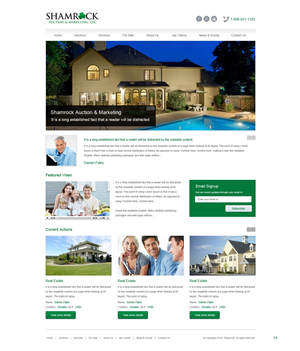 Wordpress Design by pb for AuctionServices.com, Inc. | Design: #2988959