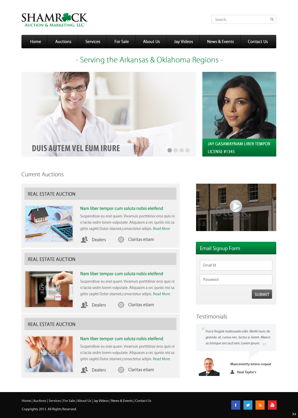 WordPress-Design von pb für AuctionServices.com, Inc. | Design #2988964