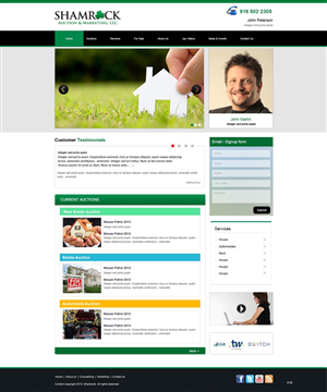 Wordpress Design by pb for AuctionServices.com, Inc. | Design: #2988970