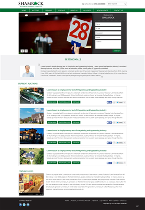 Wordpress Design by pb for AuctionServices.com, Inc. | Design: #2988993