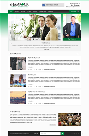 Wordpress Design by pb for AuctionServices.com, Inc. | Design: #2998034