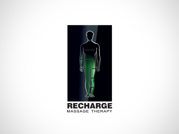 Logo Design by Omega for Recharge Massage Therapy | Design #709452