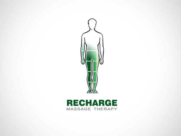 Logo Design by Omega for Recharge Massage Therapy | Design #709453