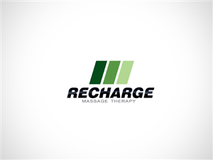 Logo-Design von Omega für Recharge Massage Therapy | Design: #709459
