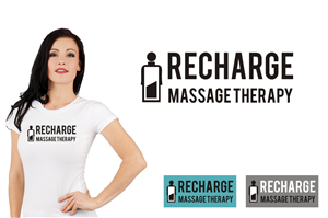 Logo-Design von Amduat Design für Recharge Massage Therapy | Design: #701733
