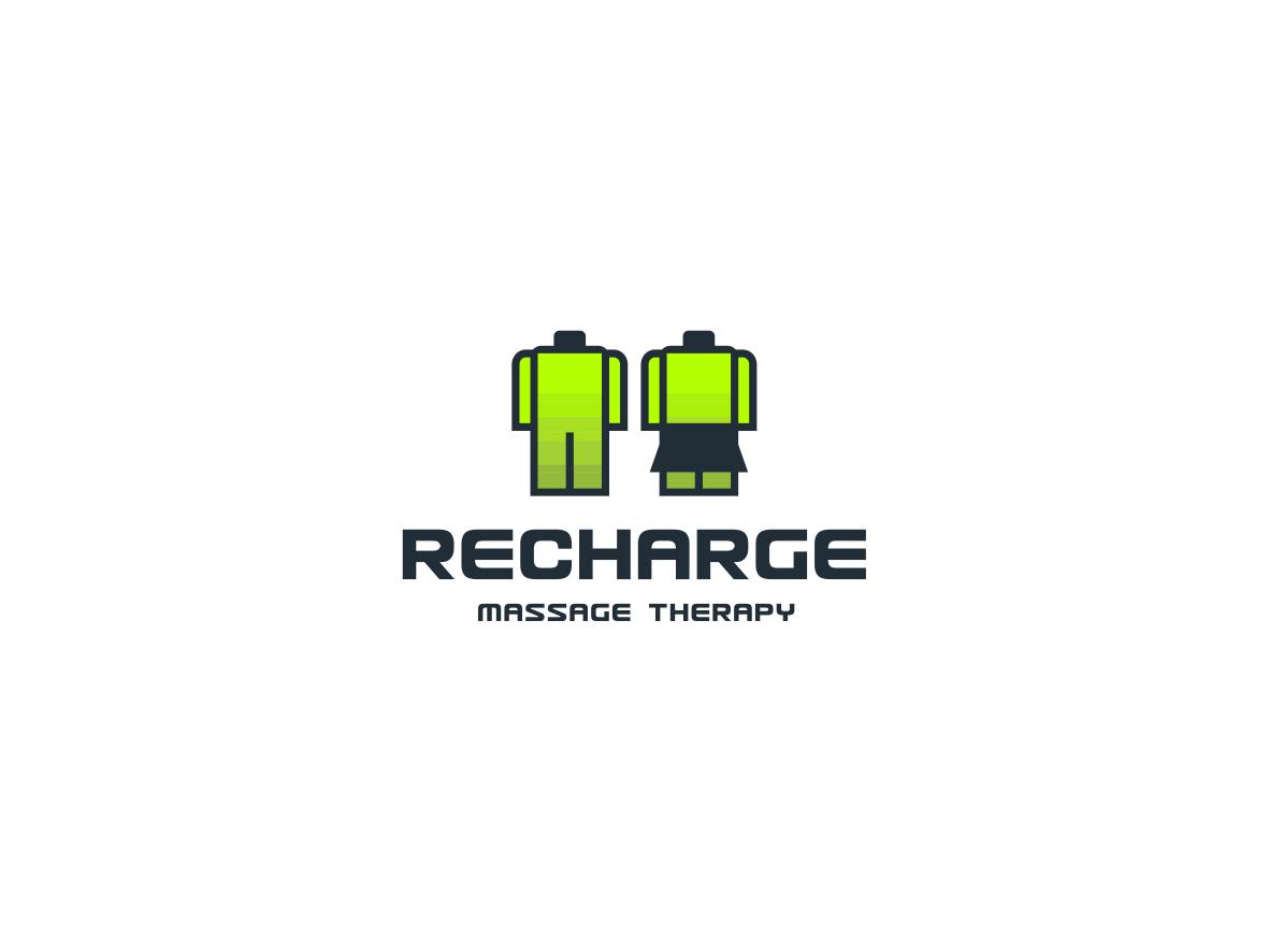 Logo Design by alexis alemán for Recharge Massage Therapy | Design #702014