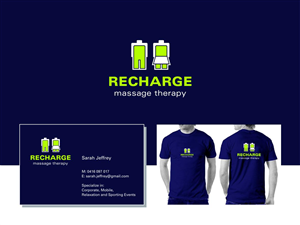 Logo-Design von alexis alemán für Recharge Massage Therapy | Design: #708090