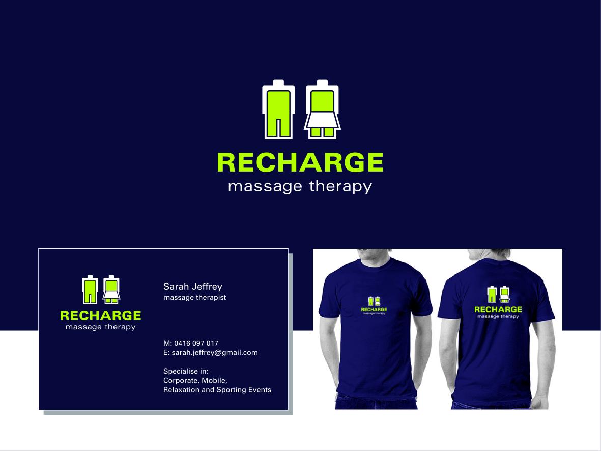Logo-Design von alexis alemán für Recharge Massage Therapy | Design #708318