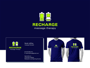 Logo-Design von alexis alemán für Recharge Massage Therapy | Design: #708318
