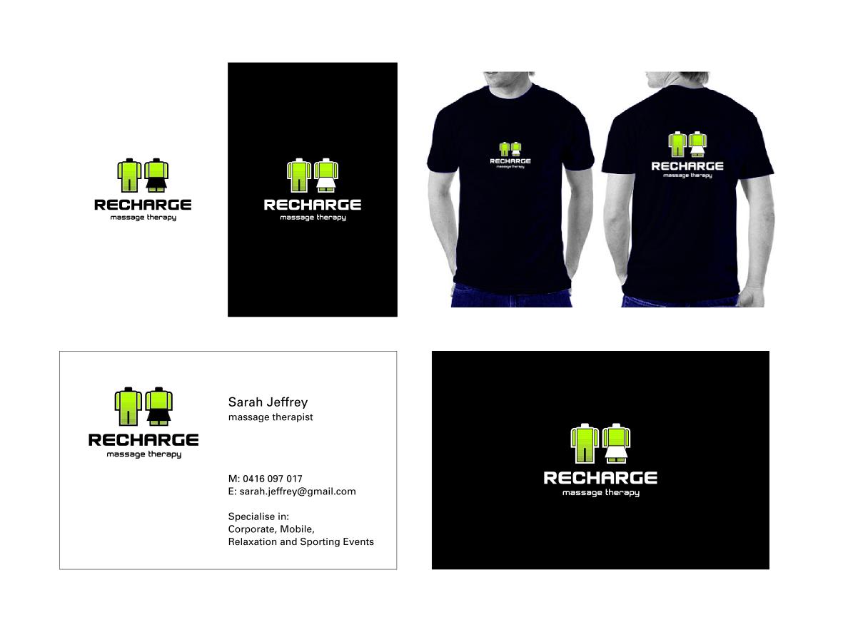 Logo-Design von alexis alemán für Recharge Massage Therapy | Design #715882