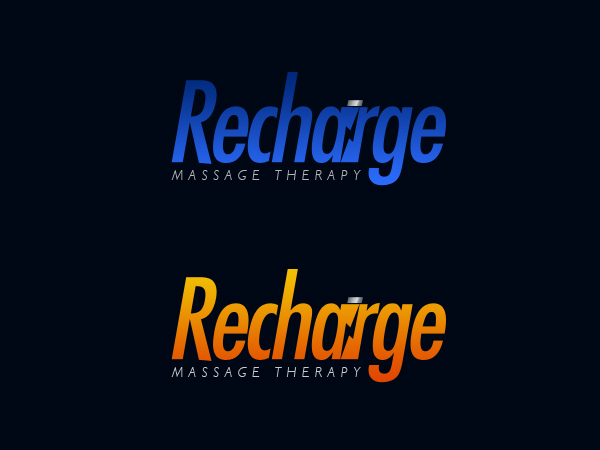 Logo Design by pixeljuice for Recharge Massage Therapy | Design #702398