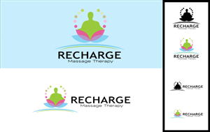 Logo-Design von Ambrech für Recharge Massage Therapy | Design: #711368