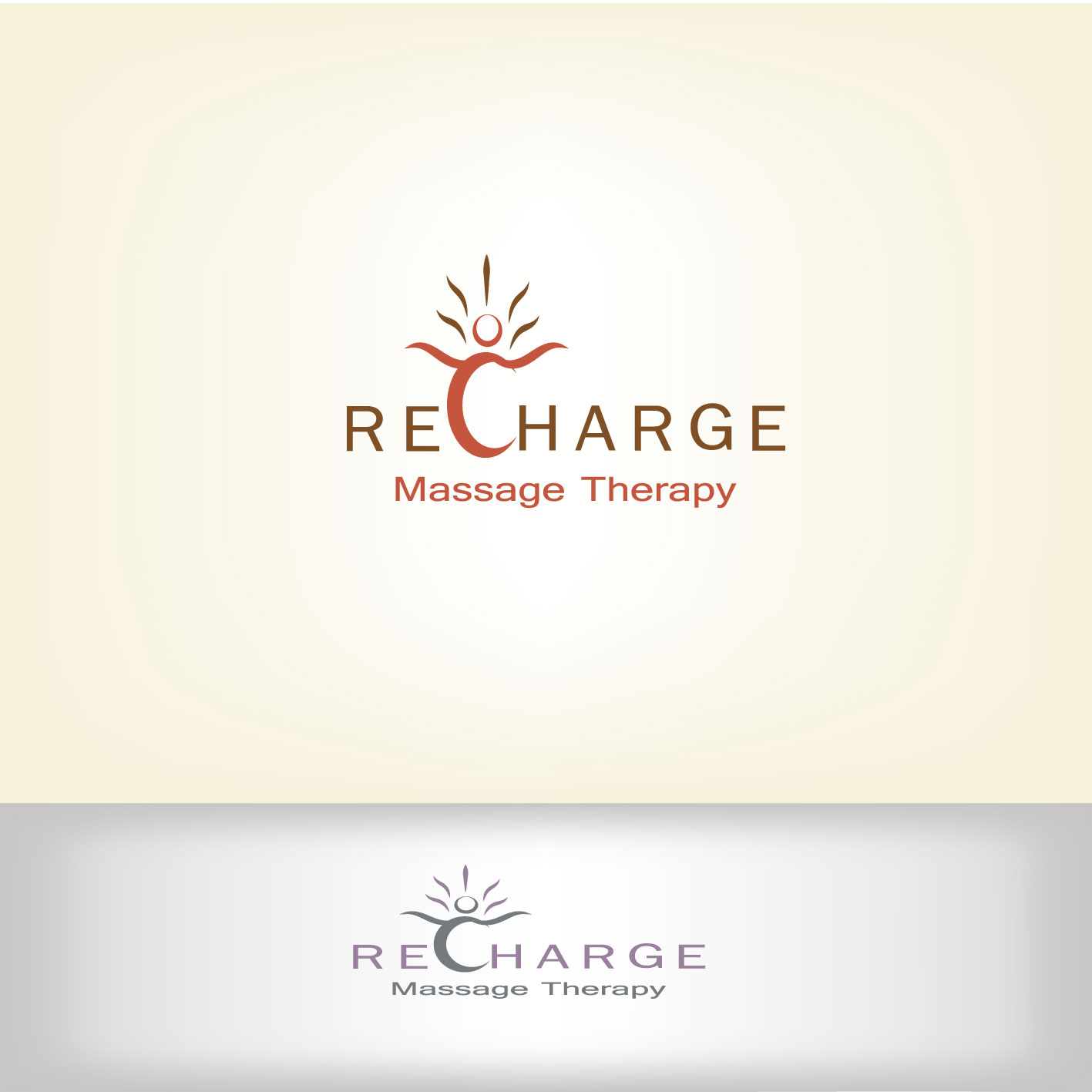 Logo Design by Nidhi for Recharge Massage Therapy | Design #707399