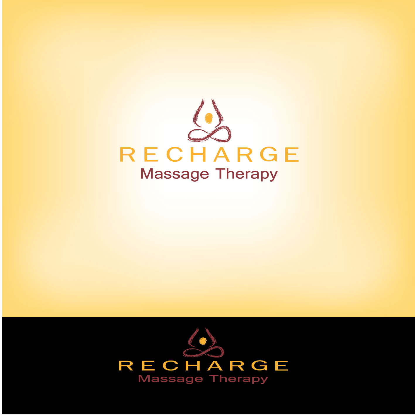 Logo Design by Nidhi for Recharge Massage Therapy | Design #709545