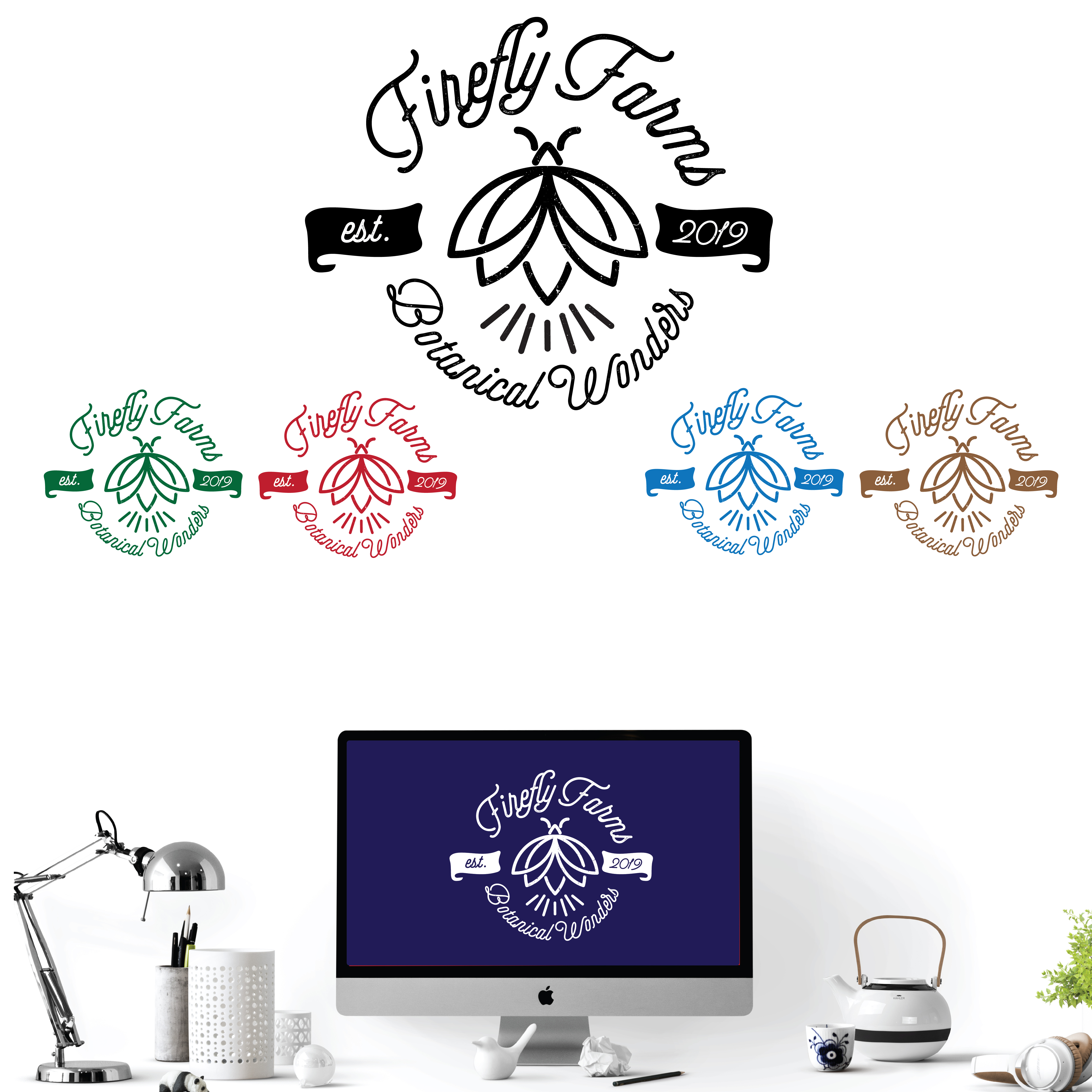 Logo-Design von @gus für Firefly Farms Botanical Wonders | Design #22530758