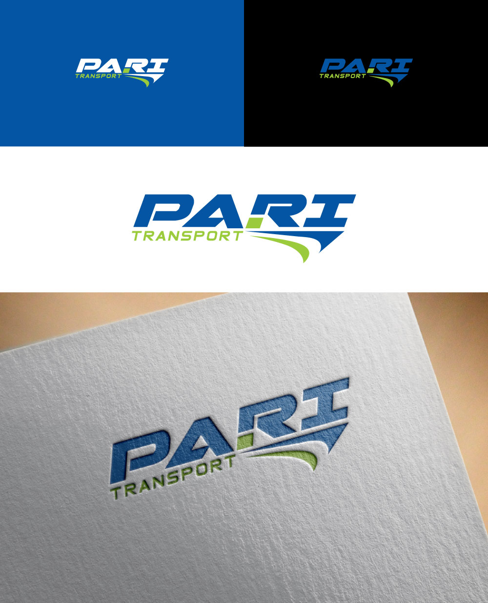Logo Design by Ash_king for Pari Transport | Design #22543544