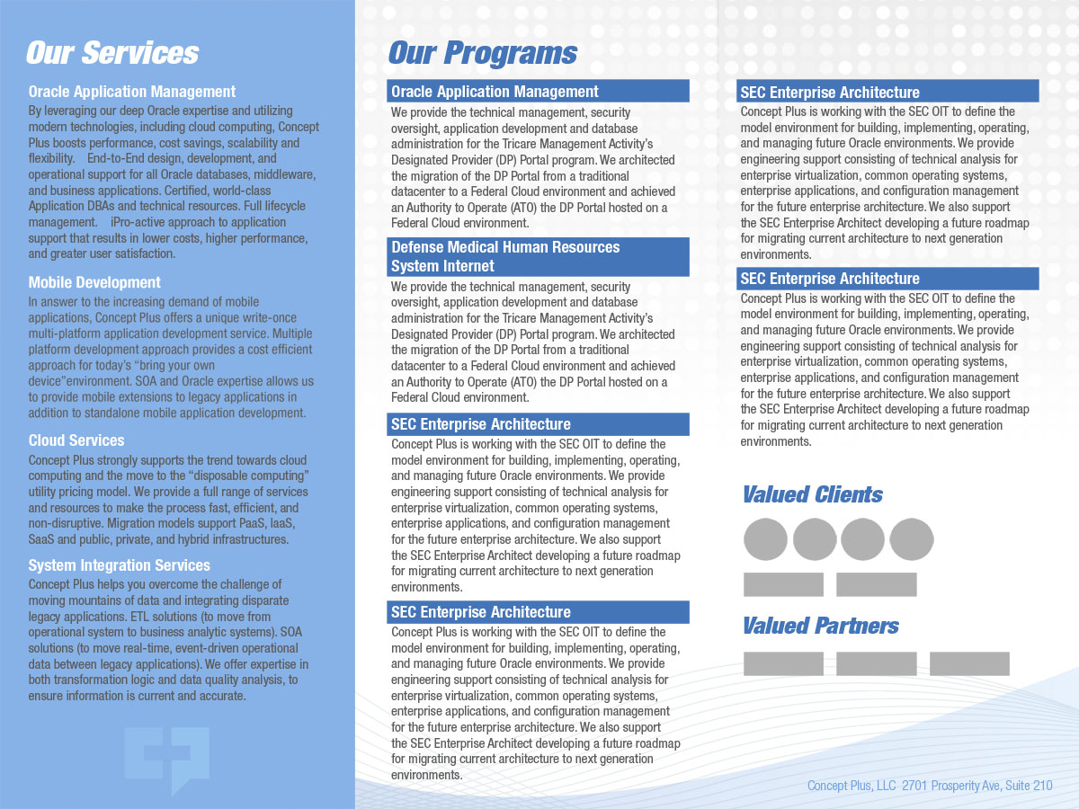 Brochure Design by  JillHow for this project | Design #3072442