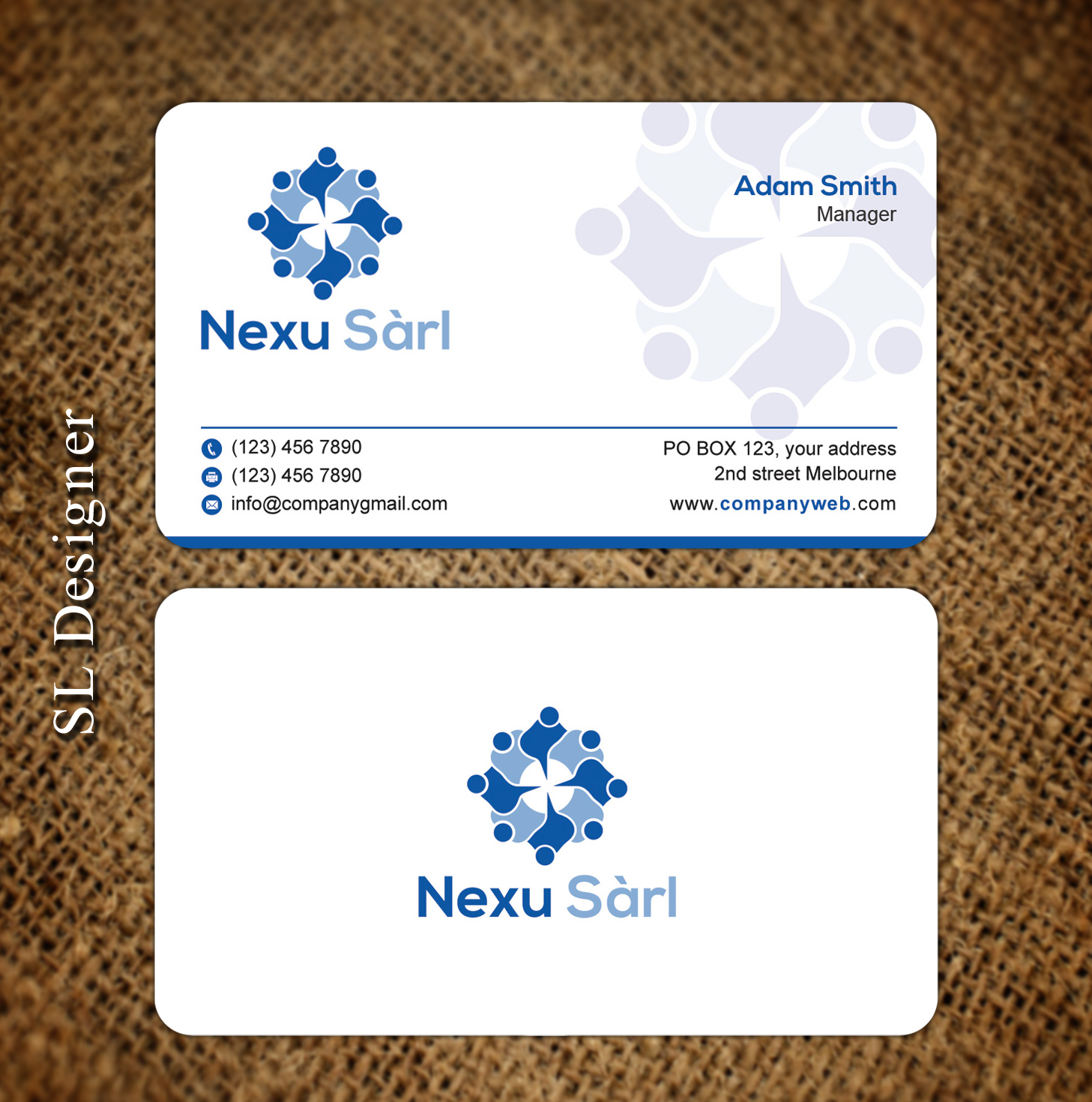 Business Card Design by SL Designer for this project | Design #22547299