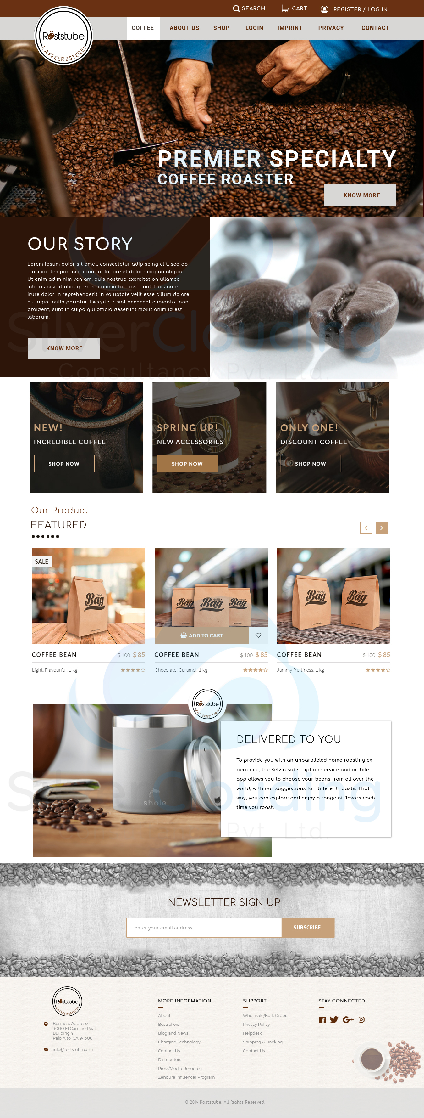 Web Design by Silverclouding for this project | Design #22562721