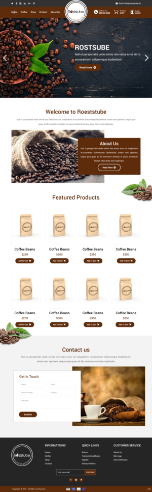 Web Design by pb for this project | Design: #22549324