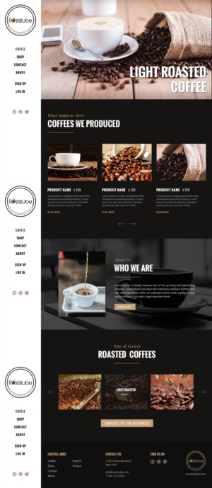 Web Design by Roy for this project | Design: #22544027
