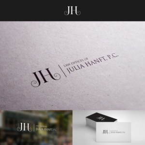 Law Offices of Julia Hanft, P.C. | Logo Design by Paperfox Designs
