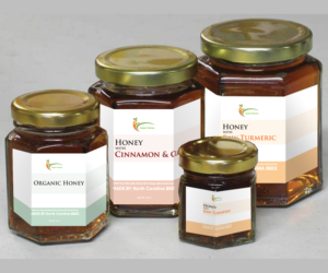 Upscale, Elegant Healthy Turmeric Honey Packaging Project for a Startup | Packaging Design by Hania.tarabishy