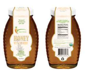 Upscale, Elegant Healthy Turmeric Honey Packaging Project for a Startup | Packaging Design by elveneclipse