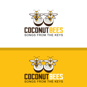 Coconut Bees - Songs from the Keys | Diseño de Logo por Graphic Bricks