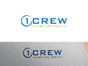 1Crew (the motto "we are one") | Logo Design by Ochieng