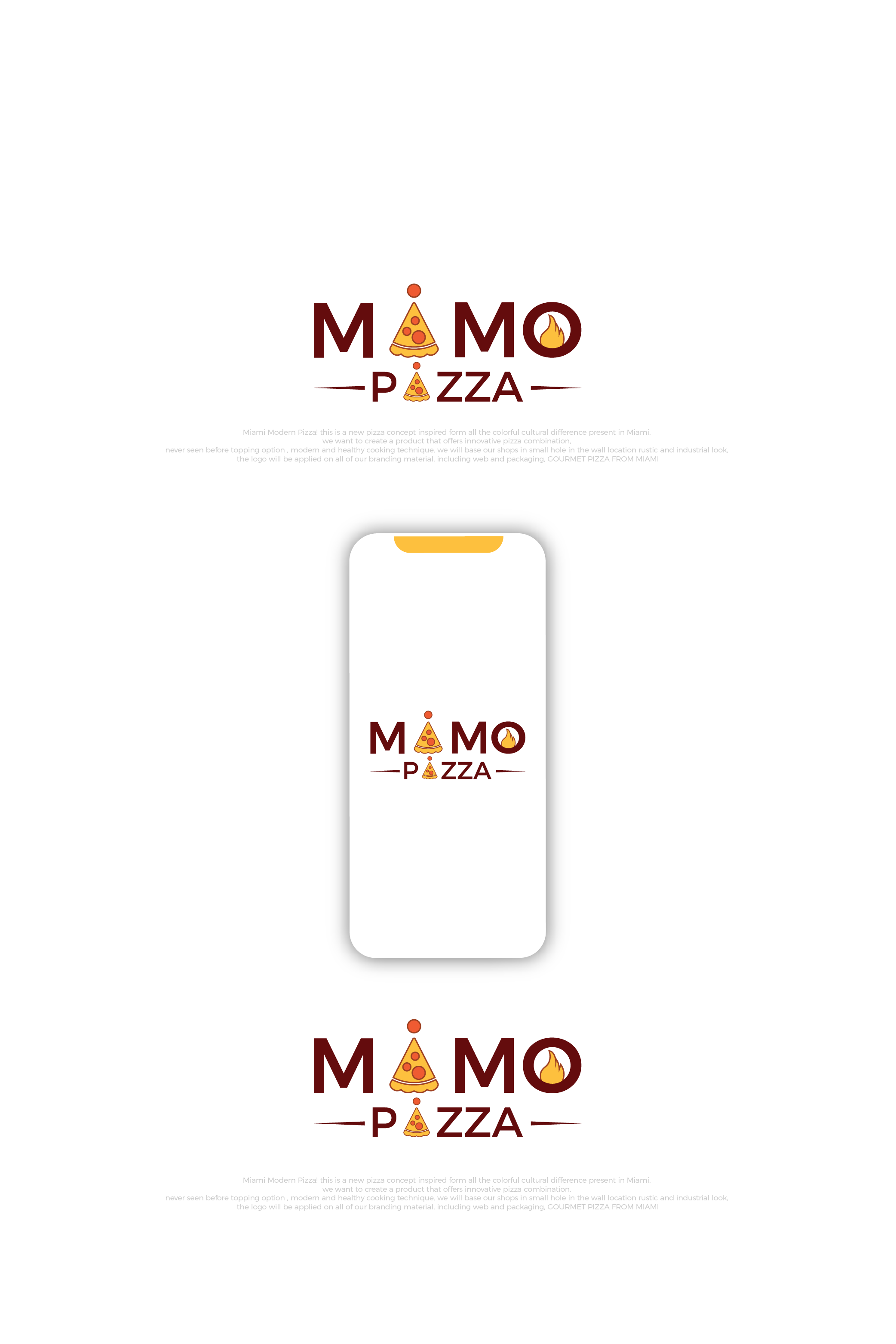 Diseño de Logo por Abdelrahman Ali para MiMo Pizza LLC | Diseño #22583018