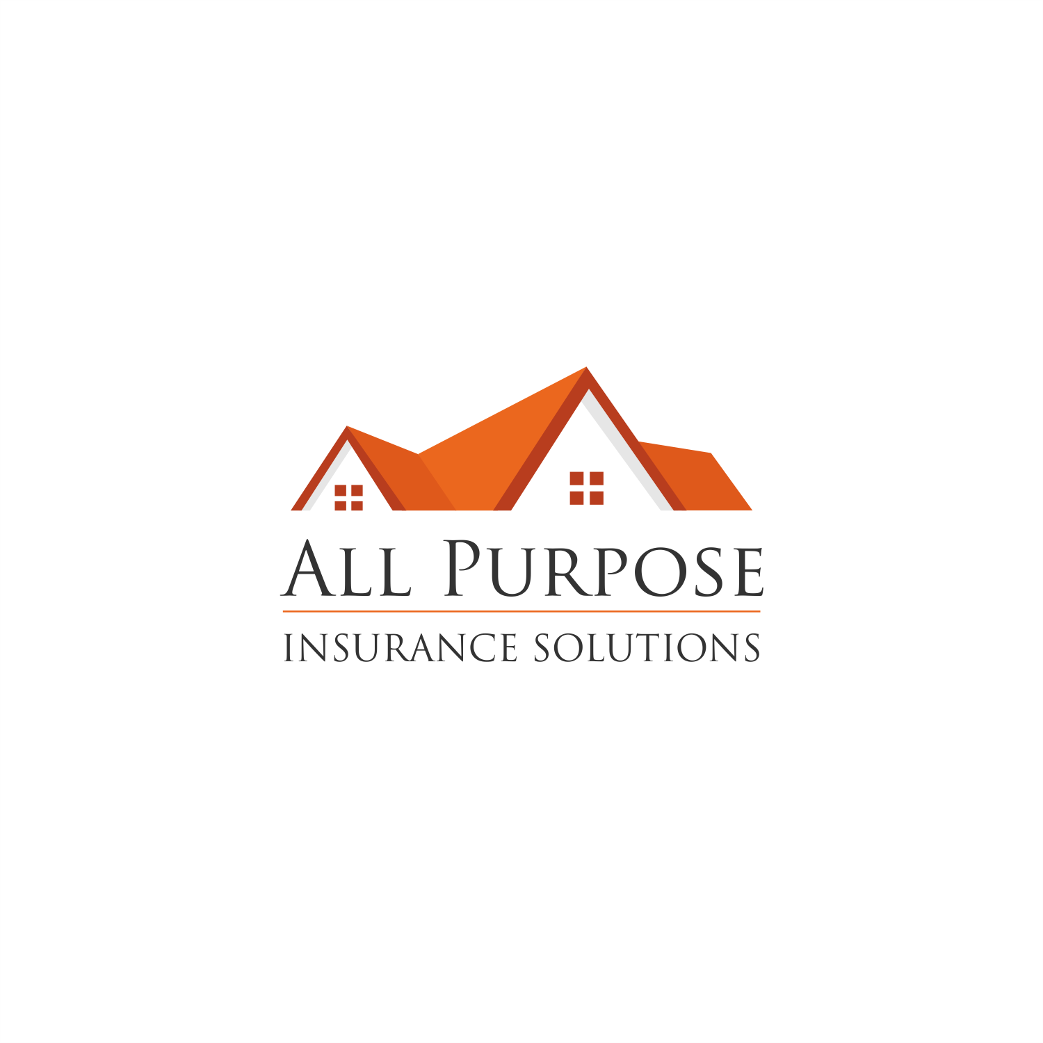 Logo Design for All Purpose Insurance Solutions by ThiagoB Design