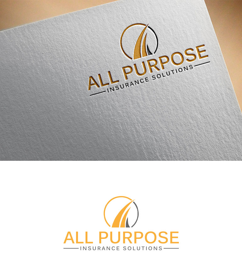 Logo Design for All Purpose Insurance Solutions by Tinu DEsign Design