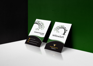 WillowSoft business card | Business Card Design by JK18