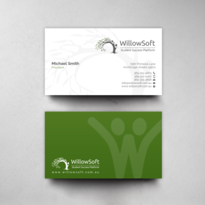 WillowSoft business card | Design de Carte de Visite par chandrayaan.creative