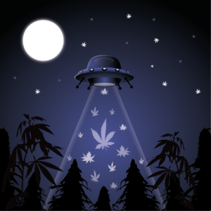 Out of this world CBD (Actual name not decided yet) | Aufkleber-Design von Andylicious
