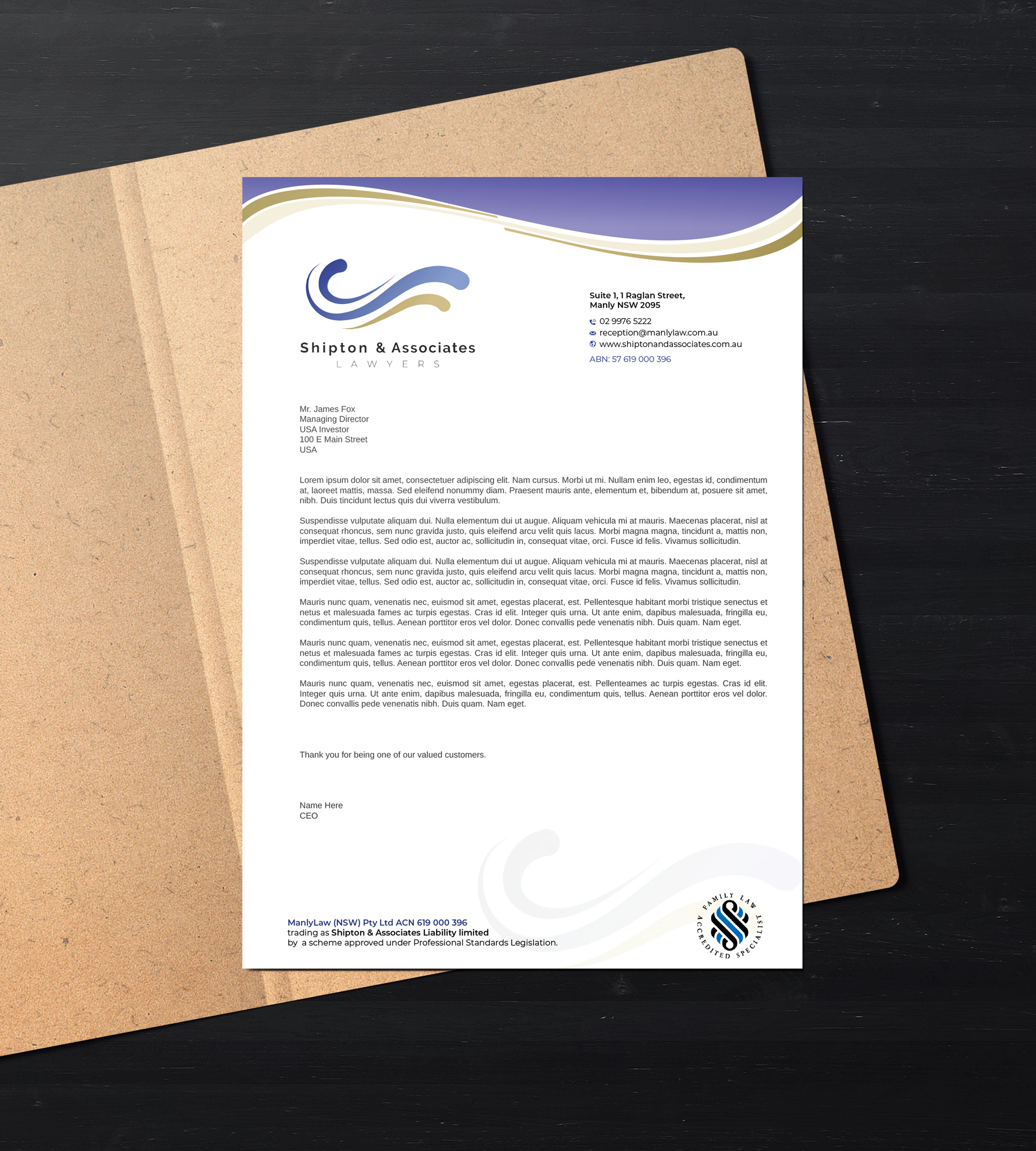 Letterhead Design by asimali for this project | Design #22578337