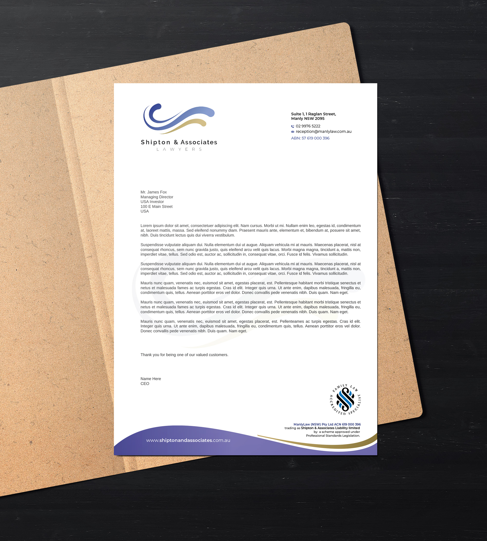 Letterhead Design by asimali for this project | Design #22578390